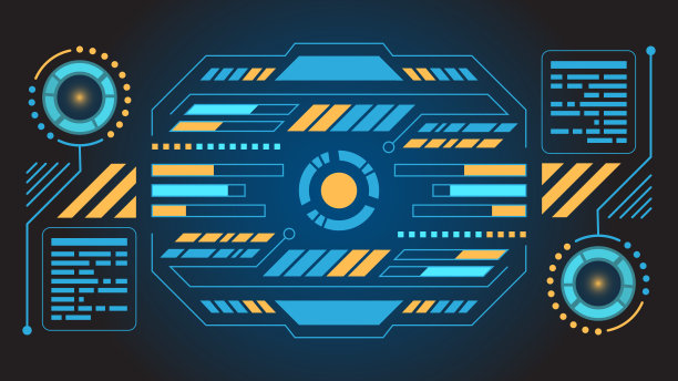 驾驶舱头盔科幻HUD VR设计。图片下载