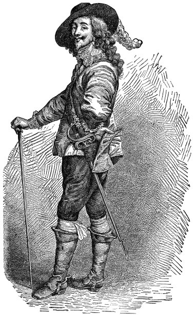 17世纪安东尼·范·戴克的《狩猎中的查理一世》图片下载