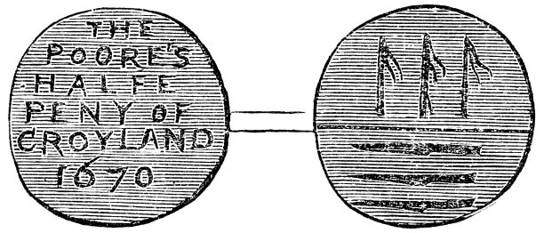 克罗伊兰德贸易商代币- 17世纪图片下载