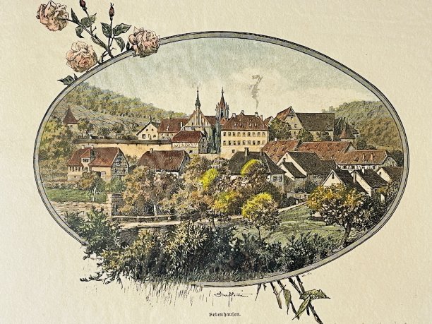 德国Tübingen-Bebenhausen的观点图片下载