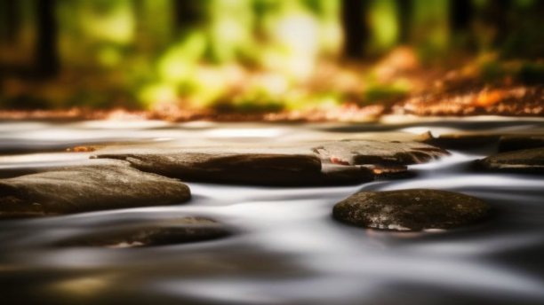 小河里的小溪图片下载