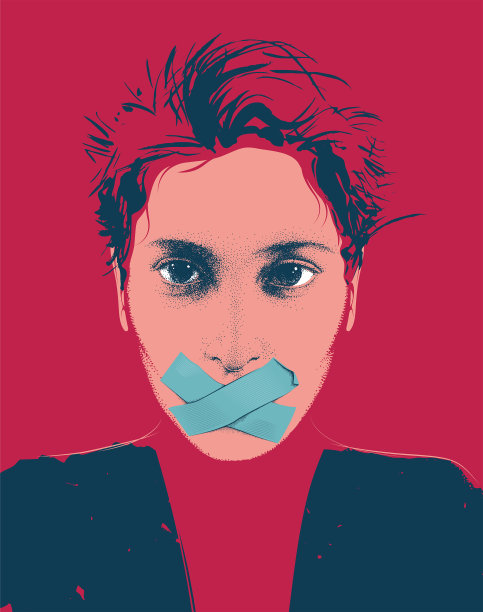 女人肖像沉默图片下载