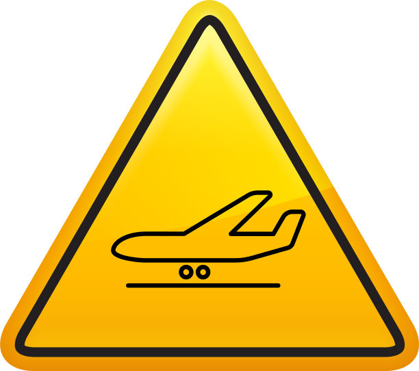 飞机在跑道图标上图片下载