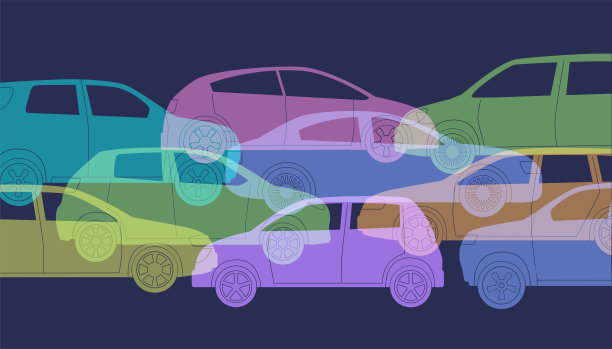 风格鲜明的汽车图标图片下载