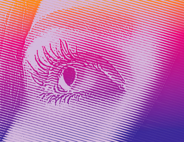 近距离的美丽的女性眼睛图片下载