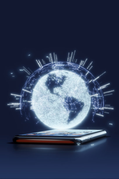 全球智能手机与加密货币数据线图片下载