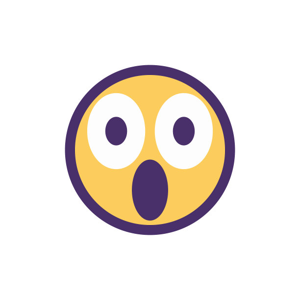 表情符号设计平面颜色和轮廓图片下载