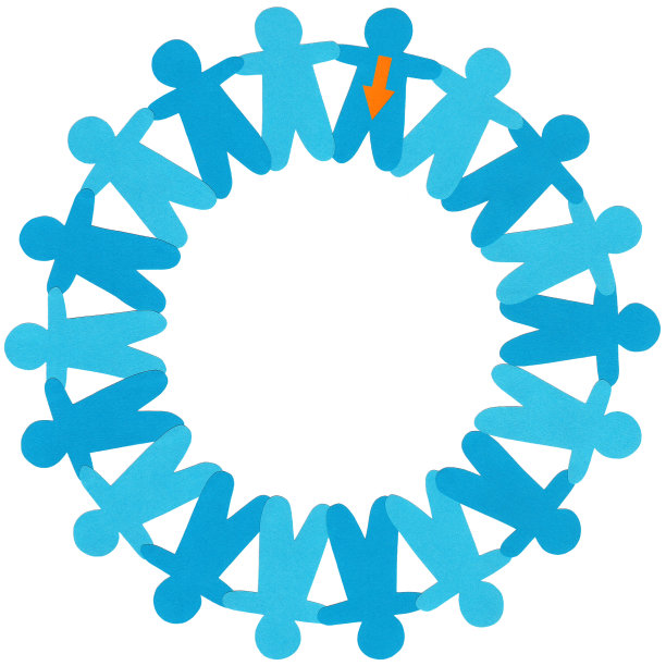 蓝色男孩指着里面图片下载