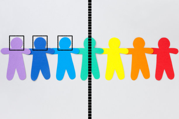 分开的面部识别的男孩图片下载