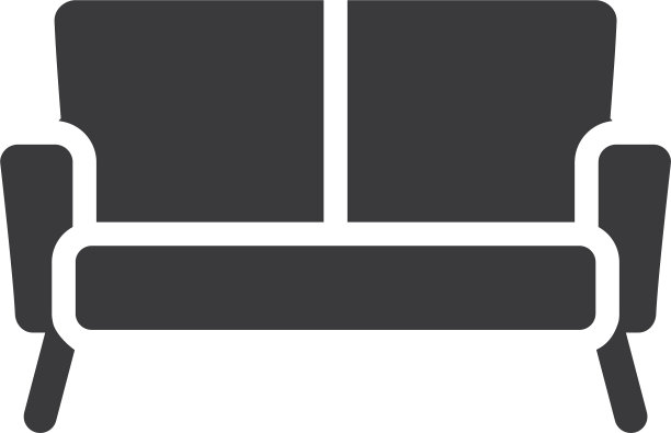 沙发上的图标图片下载