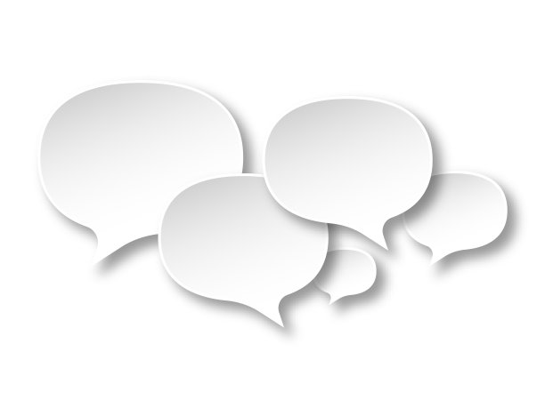 带有投影和可编辑笔画的语音气泡图片下载