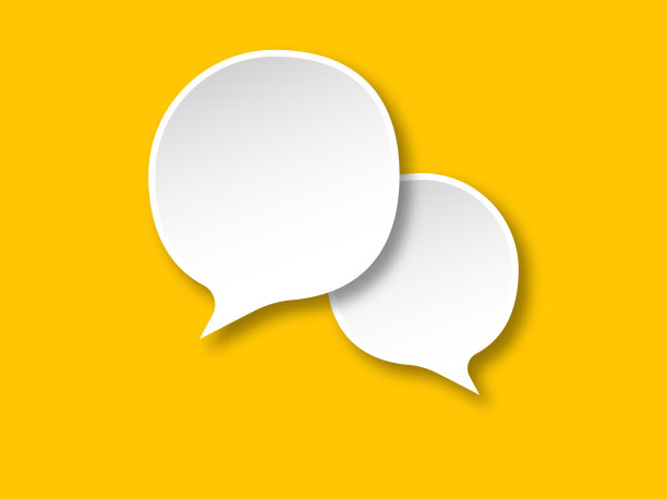 带有投影和可编辑笔画的语音气泡图片下载