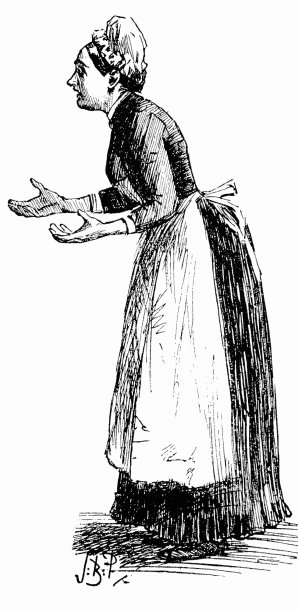 年轻的女仆用她的手说着生气，侧面图片下载