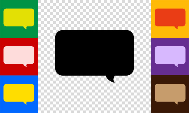 气泡图标图片下载