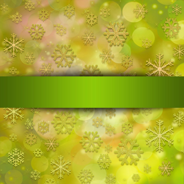 节日色彩丰富的背景与泡沫，雪花和带的文字。图片下载