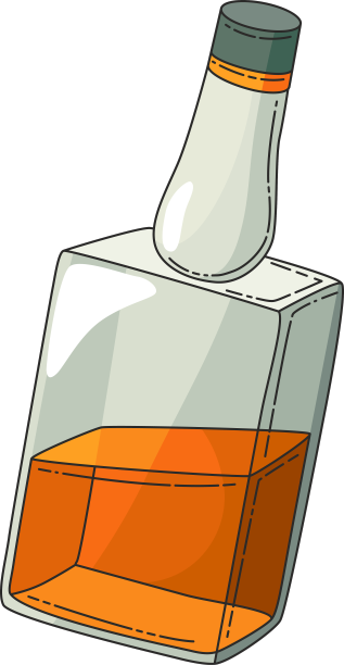 威士忌写实瓶产品包装品牌图片下载