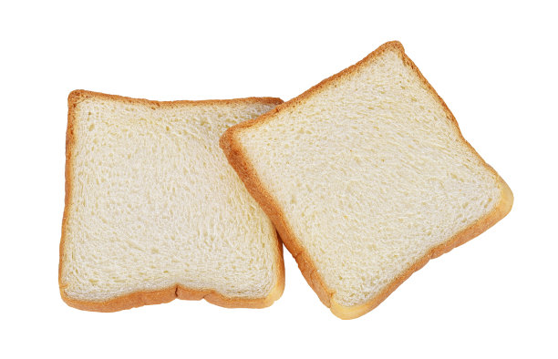 切片面包孤立在白色图片下载