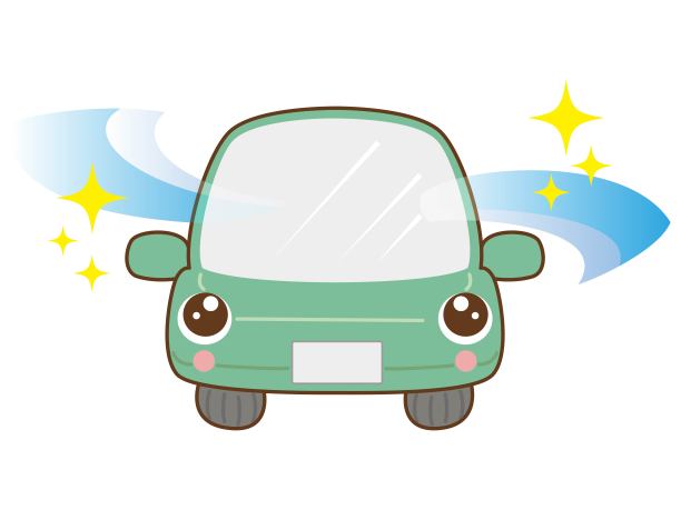 一辆在洁净的空气中闪闪发光的汽车图片下载