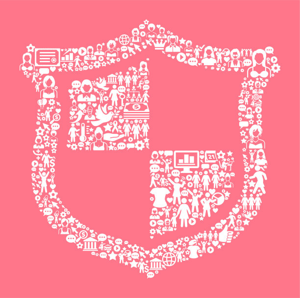 保护妇女权利和女孩权力的图标模式图片下载