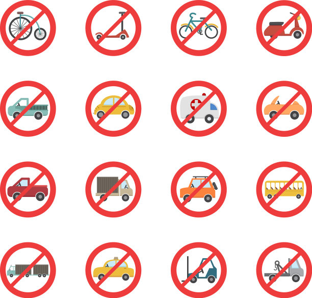 交通路牌eps10图片下载