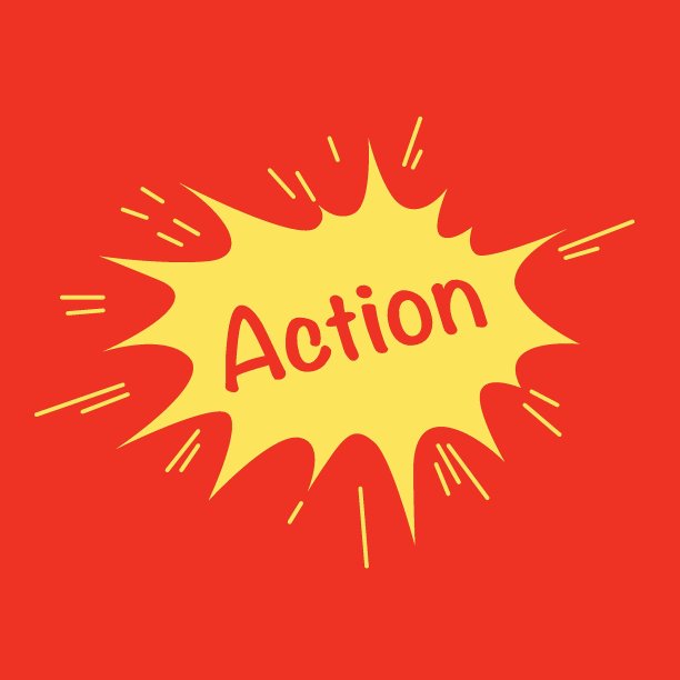 漫画书的文字动作图片下载