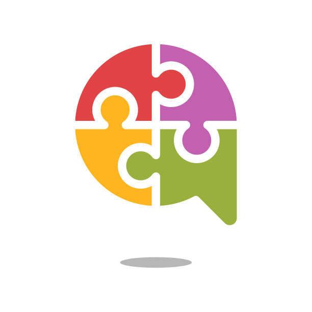 拼图语音气泡图标图片下载