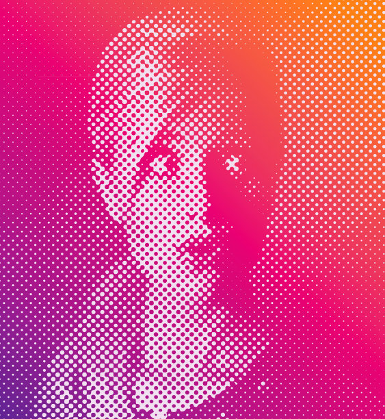 脸上带着惊恐表情的年轻女子图片下载