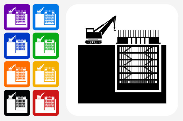建筑图标广场按钮设置图片下载