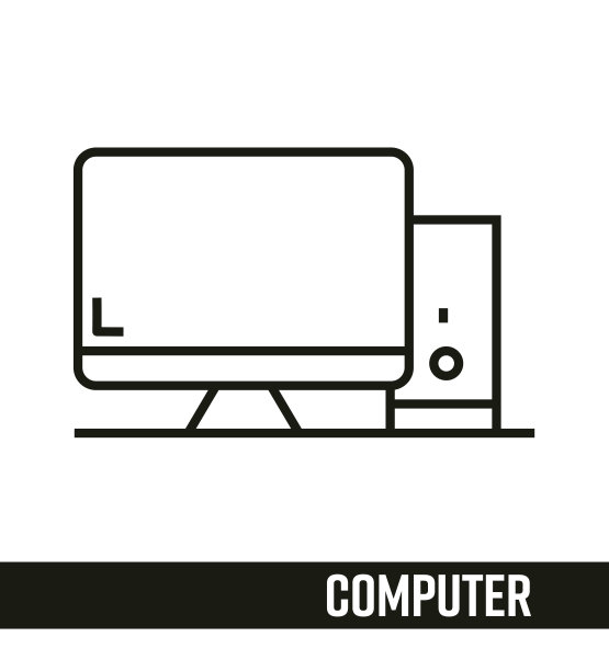 3d打印和建模概念。计算机线条图标设计。图片下载