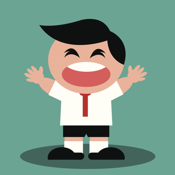 卡通男孩向量图片下载