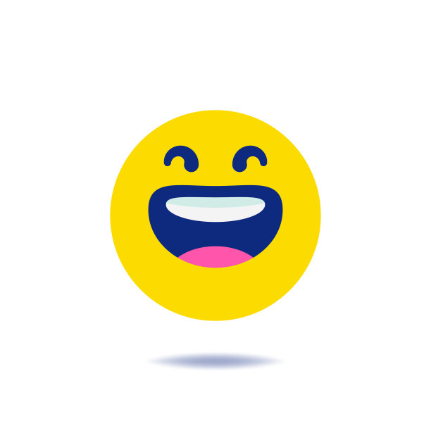 表情符号亮平的颜色图片下载