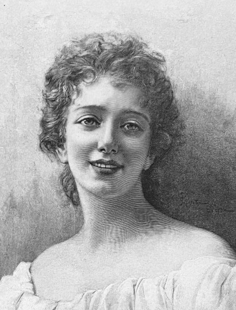 年轻漂亮的女人开心的脸，开朗的感觉图片下载