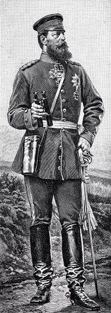 德国皇帝弗雷德里克三世在德法战争中担任将军图片下载