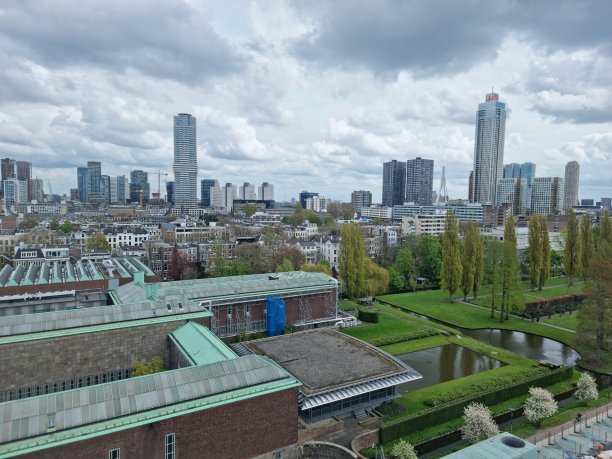 鹿特丹的天际线图片下载