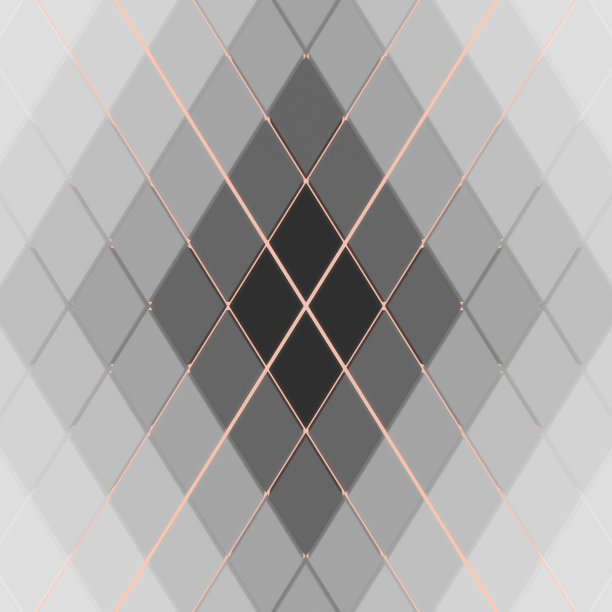 三维菱形的二维网格图片下载