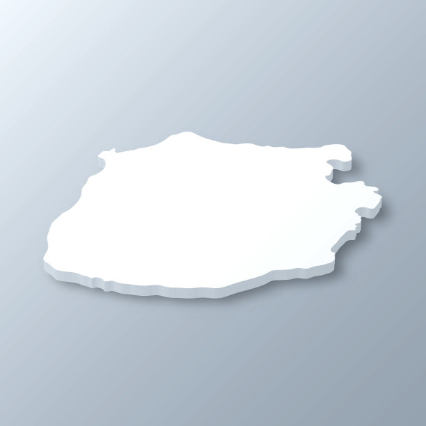 萨巴3D地图上的灰色背景图片下载