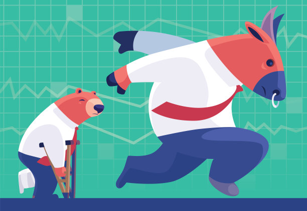 受伤的熊和商人公牛比赛图片下载