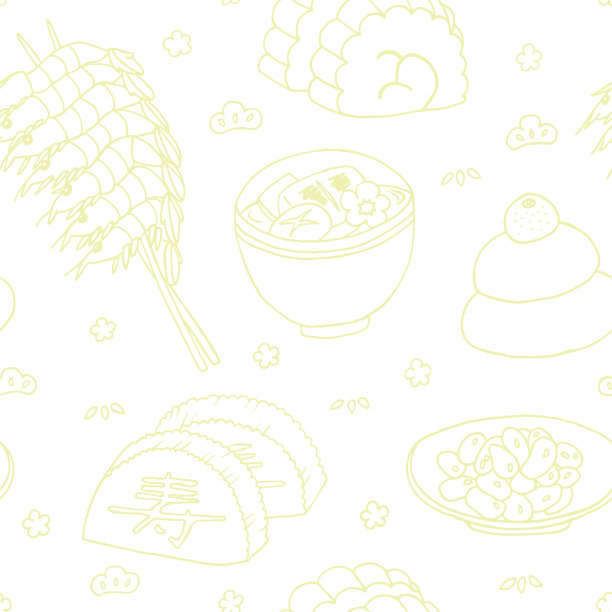 日本大石琉璃无缝图案图片下载