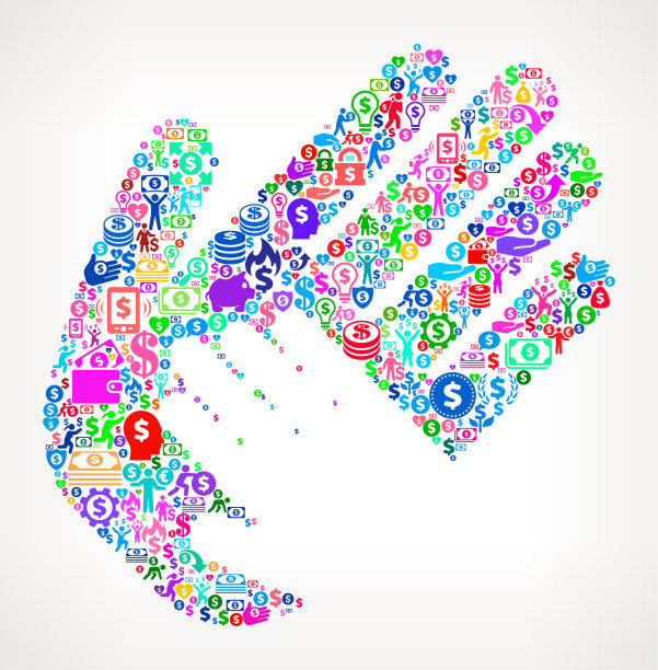 帮助孩子手钱矢量图标模式图片下载