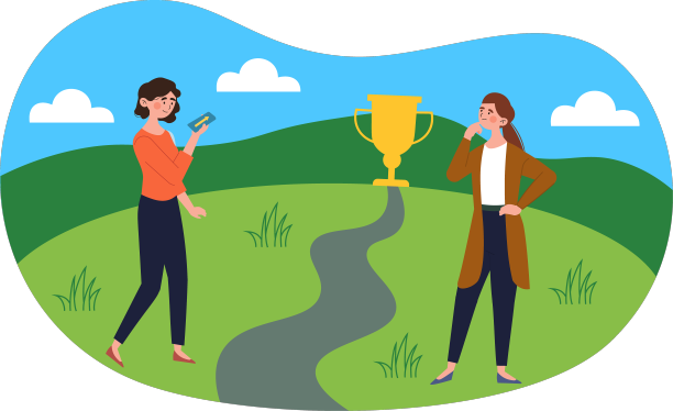 商业项目里程碑概念图片下载