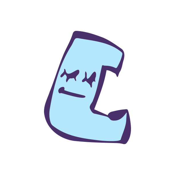 可爱的月亮卡通插图图片下载