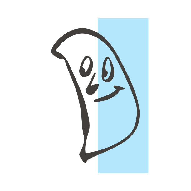 可爱的月亮卡通插图图片下载