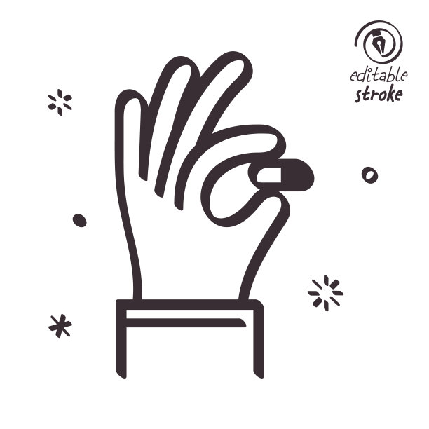 俏皮线条插图的专利药物图片下载