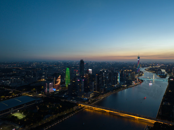 中国广州市区夜景图片下载