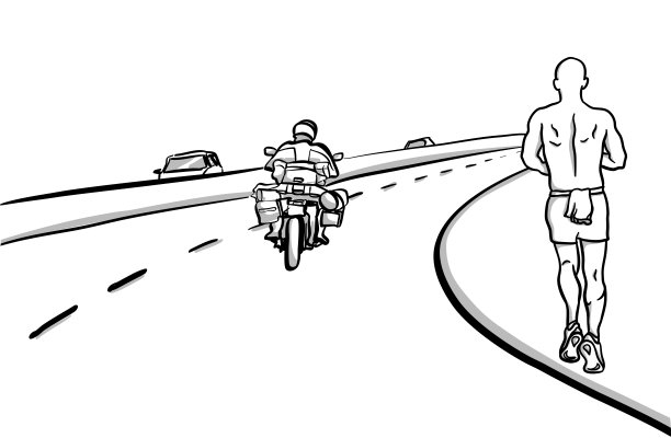 在高速公路上奔跑图片下载