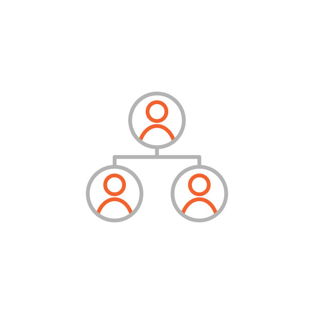 具有可编辑笔触的组织图图标图片下载