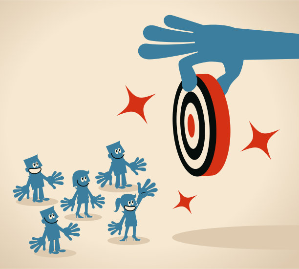 大手给予团队新目标（飞镖靶）图片下载