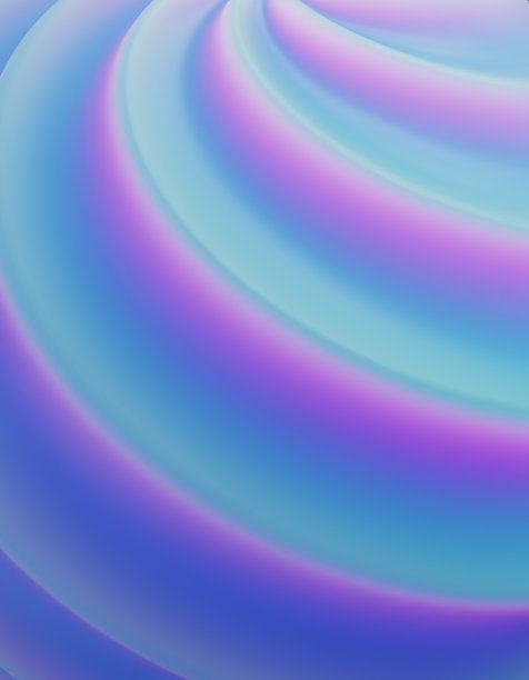 抽象复古蓝紫色3D渲染波纹图案背景图片下载