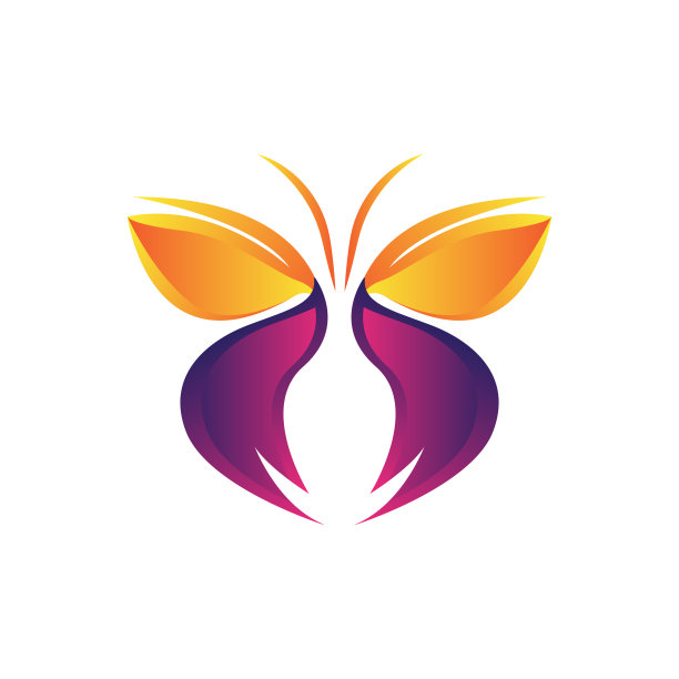 采购产品蝴蝶标志，动物设计与美丽的翅膀，装饰动物，产品品牌图片下载