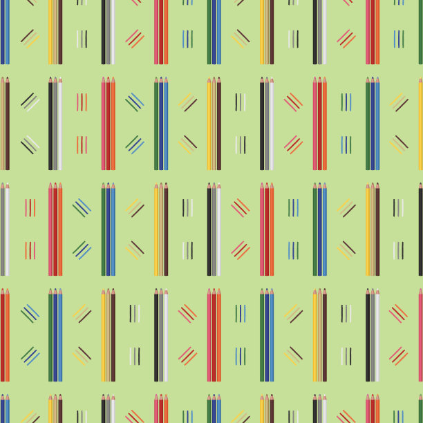 铅笔。彩色插图。图片下载